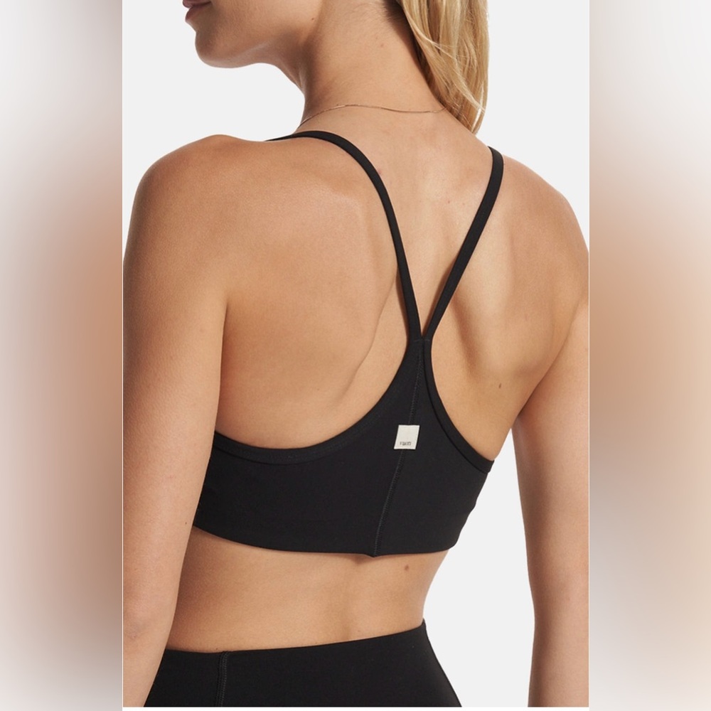 Vuori All The Feels Black Sports Bra S